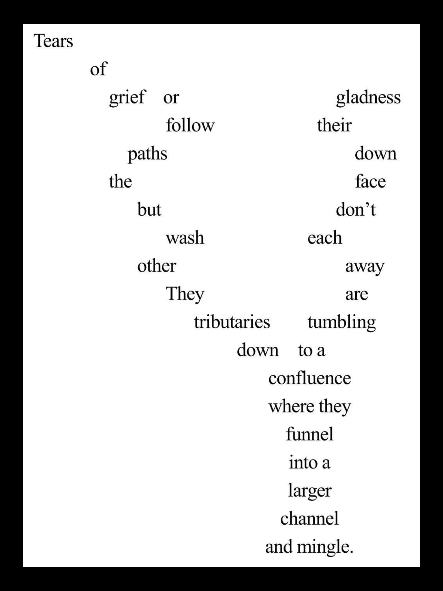 Shapely Poems – A Wandering Minstrel